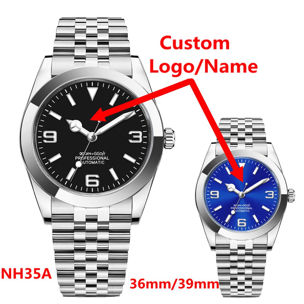 Jewelry For Watches - Reloj NH35 de Lujo con Logotipo