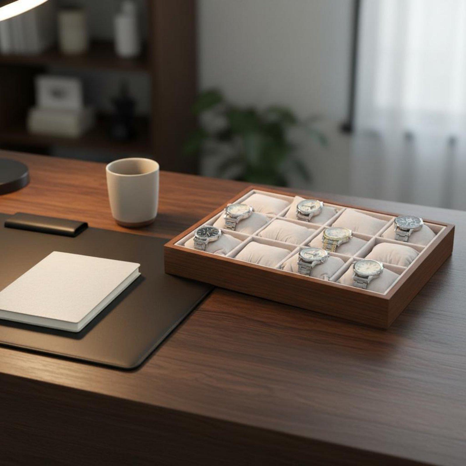Caja de Madera para Relojes y  - Watch Display Box reseña y precio